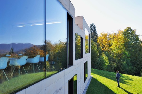 Wohnhaus in den slowenischen Alpen