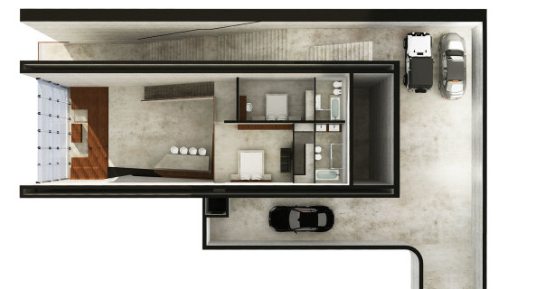 OPA baut in Beirut, Casa Brutale, OPA Open Platform for Architecture, Architekten Griechenland, Baunetz, Baunetz Meldungen, Neubau, Wohnhaus, best architects, Laertis-Antonios Ando Vassiliou, Pantelis Kampouropoulos, Arup, ARUP; SAA, Sarkis Azadian Architects, Demco Properties, James Bond Architektur, young architects,