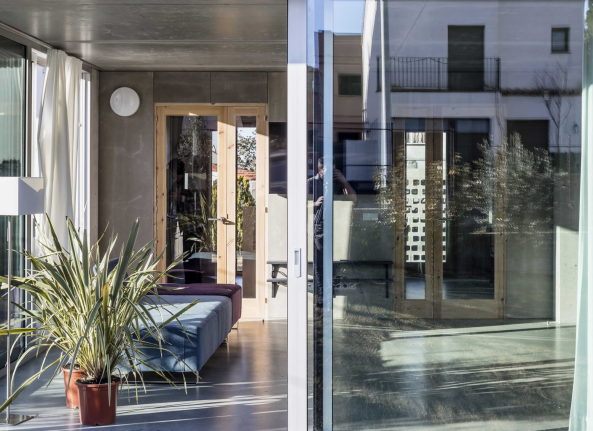 LEscala, Spanien, Neubau, Wohungsbau, Fertigstellung, Beton, Concrete, Bungalow, Glas, Stahl, minimal, minimalistisch, Casa 1217, Harquitectes, Adri Goula, Carla Piol Moreno, zweigeschossig, two stories house, private house, Spanien, Spain, 2015, 2016