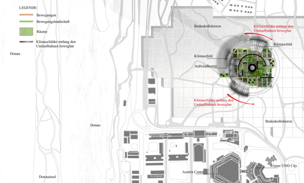 Technisches Museum Wien; Ausstellung; Die Zukunft der Stadt; Studie; Vision; Energie Land Turm; Heri&salli; Hans Schubert; Gestapeltes Bauland; Aufwindkraftwerk; Wien; sterreich; TMW