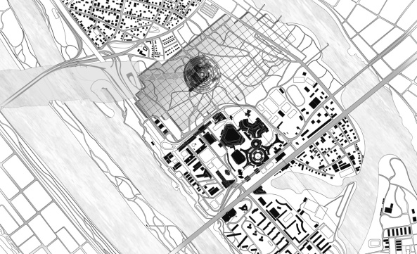 Technisches Museum Wien; Ausstellung; Die Zukunft der Stadt; Studie; Vision; Energie Land Turm; Heri&salli; Hans Schubert; Gestapeltes Bauland; Aufwindkraftwerk; Wien; Österreich; TMW