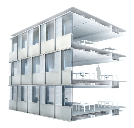 Alumimium, doppelte Verschalung, double layer, cladding, steel frame, glass, renovation, breathable facade, atmende Fassade, doppelte Ummantelung, Stahlrahmen, Glas, Durchlftung, Passage, Halle, Glas, Dachterrassen