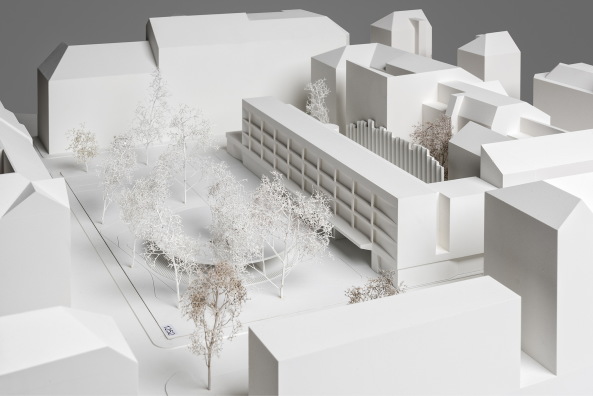 Deutsche Botschaft Wien, Germany, embassy, Vienna. Neubau, Wettbewerb, Rolf Gutbrod, BBR, Ergebnis, competition, Schulz und Schulz Architekten, Birk Heilmeyer und Frenzel Architekten, querkraft architekten, Glass Kramer Lbbert, rw+ architekten, 1. Preis, Ersatzbau, Moderne, Abriss, Architektur, Architecturem, 2016 Ausstellung,