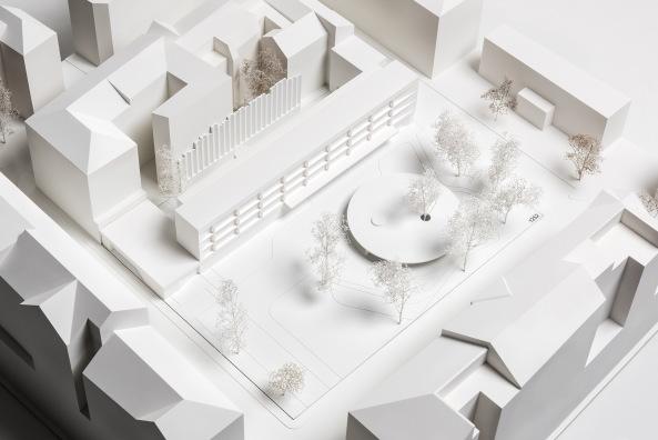 Deutsche Botschaft Wien, Germany, embassy, Vienna. Neubau, Wettbewerb, Rolf Gutbrod, BBR, Ergebnis, competition, Schulz und Schulz Architekten, Birk Heilmeyer und Frenzel Architekten, querkraft architekten, Glass Kramer Lbbert, rw+ architekten, 1. Preis, Ersatzbau, Moderne, Abriss, Architektur, Architecturem, 2016 Ausstellung,