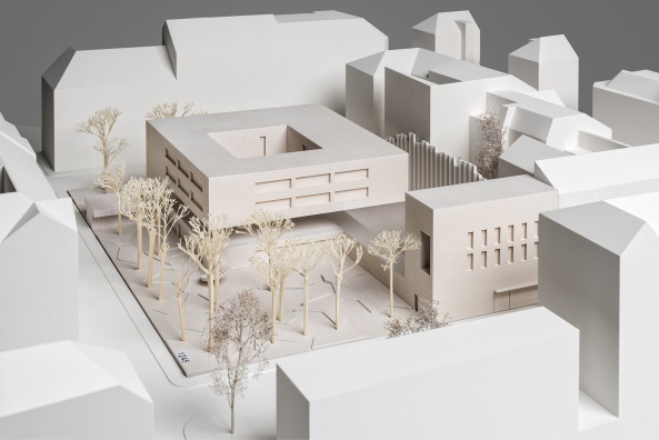 Deutsche Botschaft Wien, Germany, embassy, Vienna. Neubau, Wettbewerb, Rolf Gutbrod, BBR, Ergebnis, competition, Schulz und Schulz Architekten, Birk Heilmeyer und Frenzel Architekten, querkraft architekten, Glass Kramer Lbbert, rw+ architekten, 1. Preis, Ersatzbau, Moderne, Abriss, Architektur, Architecturem, 2016 Ausstellung,