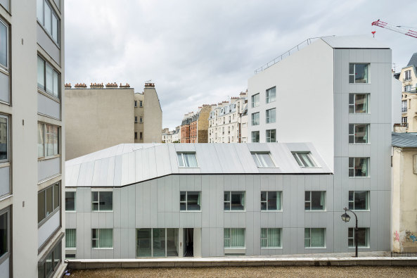 Wohnungsbau in Paris von Atelier Zndel Cristea