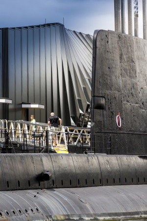 2 Murray Street, Darling Harbour, Australien, Australia, pavilion, Pavillon, Fertigstellung, U-Boot, Submarine, Water, Harbour, Hafen, martitime museum, Zerstrer, Kriegsschiff, Australian National Maritime Museum, fjmt, architects, architecture, HMAS Vampire, HMAS Onslow, Brett Boardman
