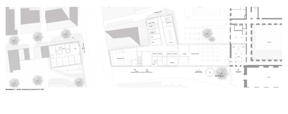 2016, Wettbewerb, competition, architecture, Architektur, Neubau, catholic, katholisch, Staab Architekten, Joachim Gbel, Eckhard Gerber, Farwick + Grote Architekten, Behet Bondzio Lin Architekten, Domimmunittsgrenze, Erzbischfliche Generalvikariat, Domplatz, Gebudeensemble, Germany, Deutschland, Emanuela Freiin von Branca, Turkali Architekten, lad+ landschaftsarchitektur diekmann, Dizesanarchiv, Caritatives Zentrum, Caritas, 1. Preis, Ergebnis, result, winner, office, 1. prize, Konrad Martin-Haus, Liborianum,