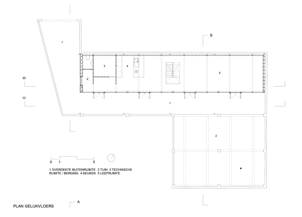 Haus im Haus in Gent, Neubau, Umbau, Umnutzung, Einbau, Holzeinbau, Ruine, Betonruine, Betonstruktur, GAFPA, wood, house in house, Platz, Belgien, Belgium, Leo Tertzweillaan, Arthur De Roover, Tim Van de Velde, refurbishment, reuse, Lab 15, 2015, 2016, Fertigstellung, ungewhnlich, wohnlich,