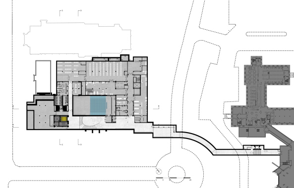 Ville de Qubec, Kanada, 175 Rue Grande Allee, OMA, Rem Koolhaas, Shohei Shigematsu, inn Partners,  Muse national des beaux-arts du Qubec, Pierre lassonde pavillion, Pavillon, Wing, Flgel, Anschluss, Neubau, Glaskasten, Scheiben, Kisten, Boxen, Boxes, Stapel, gestapelt, Fertigstellung, 2016, Juni 2016, Erffnung, opening, Rotterdam, New York, Kanada, Nordamerika,
