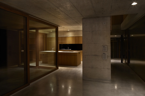 Basel Landschaft, Baselland, Neubau, Wohnhaus, Wohnungsbau, Schweiz, Gelterkinden, Sissach, Olten, 2015, 2016, Fertigstellung, Hanglage, single family house, architecture, concrete, Beton, Holz, loftartig, minimalistisch, minimalism, Ausblick, view, Landschaft, landscape