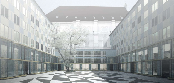 M�nchen, Alte Akademie, Umbau, Erweiterung, Umnutzung, Neubau, Luxus, Morger Partner Architekten, Peter Kulka, Hild und K, AFF Architekten, Fink + Jocher, LRO, Ortner & Ortner, Staab, Germany, 2016, Munich, new building, competition, Bavaria, Bayern, Landeshauptstadt