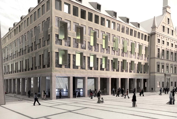 Mnchen, Alte Akademie, Umbau, Erweiterung, Umnutzung, Neubau, Luxus, Morger Partner Architekten, Peter Kulka, Hild und K, AFF Architekten, Fink + Jocher, LRO, Ortner & Ortner, Staab, Germany, 2016, Munich, new building, competition, Bavaria, Bayern, Landeshauptstadt