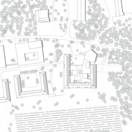 Universittsgebude, Zeppelin Universitt, informelle Begegnungen, Friedrichshafen, Campusgebude, visuelle Bezge, komplexe Erschlieung, Erschlieungszonen, Kaserne, Bestandsbau, Patios, Luftrume, Oberlichter,  Glasfassaden, Treppe, baunetz, unigebude, campusneubau,