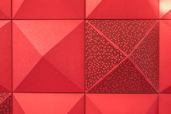 MVRDV, COBE, Ragnarock, Rock, Musik, Museum, 2016, rock music, hall of fame, goldene fassade, glam rock, Denmark, D�nemark, new generation, musicians, artists, creative professionals, K�nstler, Musiker, Roskilde, ROCKmagneten masterplan, Fassade, Kiste, box, schwebende box,