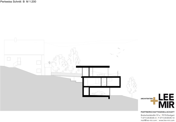 Villa Perlweiss; MIR + Lee Architekten; Stuttgart; Neubau; Einfamilienhaus; polygonal; Dymanisch; asymmetrisch; Mamor; Arcylstein