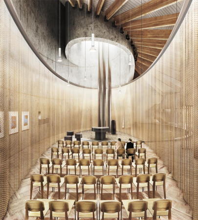 Wettbewerb, Hamburg, Jo Filke, Kirche, Wilhelmsburg, Maximiliam Kolbe,  LH Architekten, akyol kamps : bbp architekten, Thomas Baecker Bettina Kraus, Jury, Petra Kahlfeldt, Hilde Leon, church, restauration, Umnutzung,