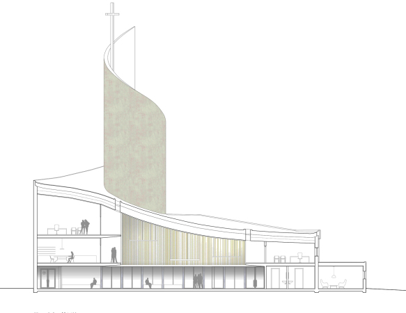 Wettbewerb, Hamburg, Jo Filke, Kirche, Wilhelmsburg, Maximiliam Kolbe,  LH Architekten, akyol kamps : bbp architekten, Thomas Baecker Bettina Kraus, Jury, Petra Kahlfeldt, Hilde Leon, church, restauration, Umnutzung,