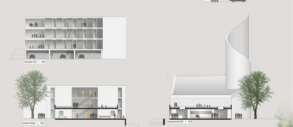 Wettbewerb, Hamburg, Jo Filke, Kirche, Wilhelmsburg, Maximiliam Kolbe,  LH Architekten, akyol kamps : bbp architekten, Thomas Baecker Bettina Kraus, Jury, Petra Kahlfeldt, Hilde Leon, church, restauration, Umnutzung,