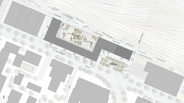 Holhstrae, Zrich, Letzibach, Wettbewerb, Gewinner, Wohnungsbau, Hochhaus, 2016, Bahngelnde, SBB, berbauung, Zrich-Altstetten, Gleisfeld, Gut & Schoep, Esch.Sintzel Architekten, berarbeitung