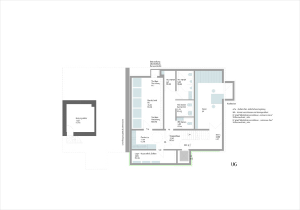 Anbau, Neubau, Bergarbeiter-Haus, Penzberg, Mnchen, Thomas Grubert, Heinrich Campendonck, Klinker, closed facade,