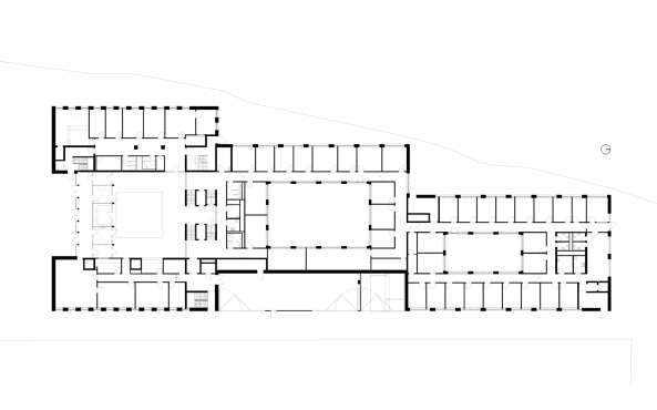 Justizzentrum, Gelsenkirchen, harris + kurrle, competition, 1. preis, first prize, Wettbewerb, win, backstein, bricks, brick work, 2016, 2015, Deutschland, Germany, Gericht, Amtsgericht, Westdeutschland, west germany, VOF-Verfahren, Sozialgericht, Block, kantig, Bochumer Strae 6, Joel Harris, Volker Kurrle, Wenzel + Wenzel Freie Architekten, Jetter Landschaftsarchitekten, Roland Halbe
