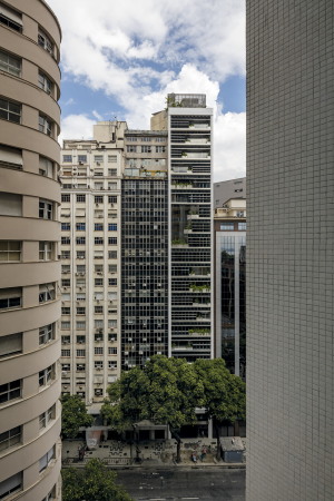 Hochhaus, Reihenhaus, Brasilien, Brasil, Neubau, Fertigstellung, Nullenergiehaus, Triptyque, RB12, Rio de Janeiro, 2016, 2015, high rise, skyscraper, 20 stories, water front, NATEKKO, Retrofit verde torre corporate, Leonardo Finotti, new building,