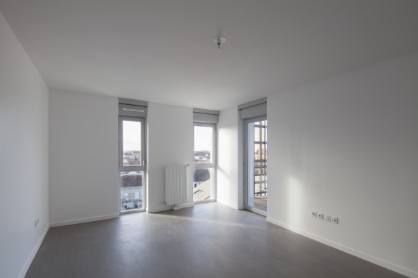 Holz, wood, Schwelle, threshold, living, Paris, Atelier Gemaile Rechok, Bezons, Apartments, Wohnungen, facade, Fassade