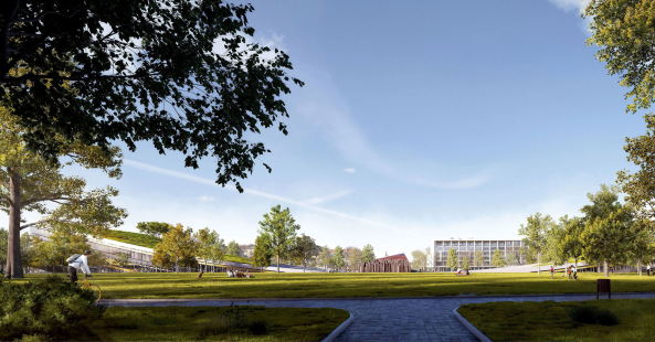 NAPUR architect, Budapest, Sauerbruch Hutton, Berlin, Bjarke Ingels Group, Kopenhagen, Wettbewerb, competition, ethnografische Museum, Neubau, Tor, Liget, Park, Stadtwald, Sou Fujimoto Architects, Ludwig Museum in Budapest, Vallet de Martinis DIID Architectes, result, 1. Preis, Gewinner, first prize, decision, Entscheidung, 2016, Hungary, Bogen, Tor, gate, entrance