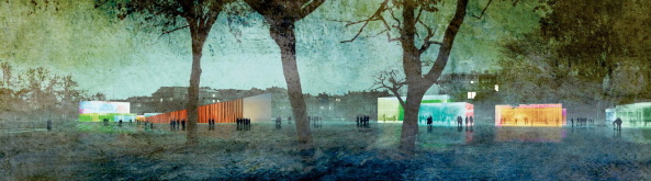 NAPUR architect, Budapest, Sauerbruch Hutton, Berlin, Bjarke Ingels Group, Kopenhagen, Wettbewerb, competition, ethnografische Museum, Neubau, Tor, Liget, Park, Stadtwald, Sou Fujimoto Architects, Ludwig Museum in Budapest, Vallet de Martinis DIID Architectes, result, 1. Preis, Gewinner, first prize, decision, Entscheidung, 2016, Hungary, Bogen, Tor, gate, entrance