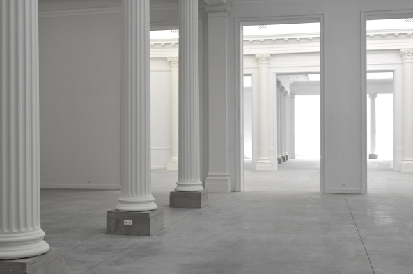 Anbau, Annex, Addition, Museum of Contemporary Art, Liege, Lttich, Rudy Riccioti, phd(a), Brussels, Brssel, Glas, Stelzen, Stehlen, pilotis, column, Sulen, glass, Feuille, Blatt, leaf