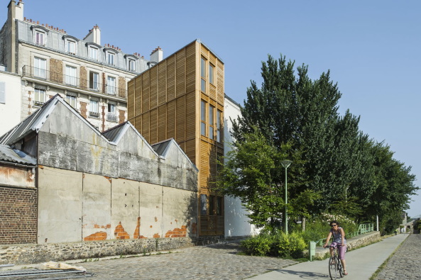 Franzsischer Pavillon: Sozialwohnungsbau Au Bon Coin in Saint Denis von Atelier dArchitecture Ramdam