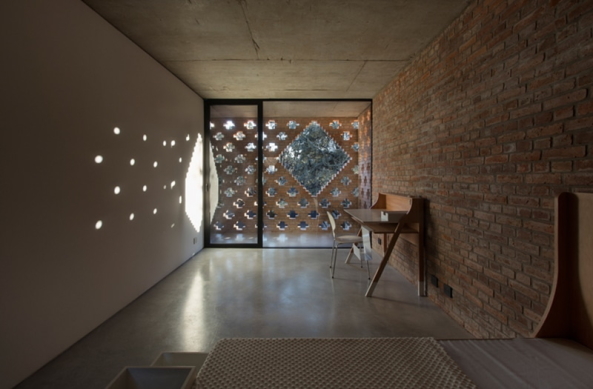 Argentinischer Pavillon: Haus des Architekten (Casa de Ladrillos) Diego Arraigada in Rosario