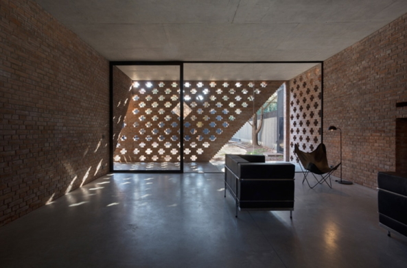 Argentinischer Pavillon: Haus des Architekten (Casa de Ladrillos) Diego Arraigada in Rosario