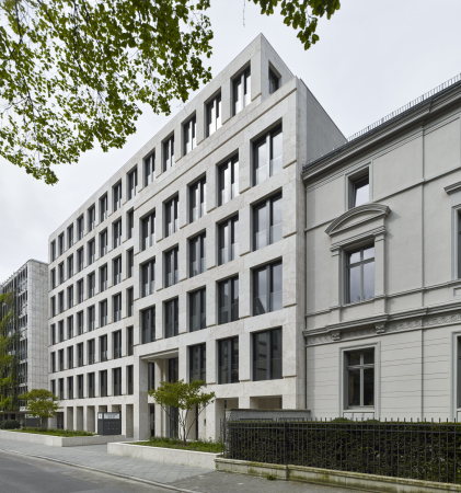 Myliusstra�e 33-37, Frankfurt am Main, Max Dudler, Stefan M�ller, Umbau, Fertigstellung, refurbishment, Germany, building, new facade, Naturstein, stone, natural stone, Bestand, Umbau, Sanierung, Revitalisierung, 2016, 2015, Deutschland,