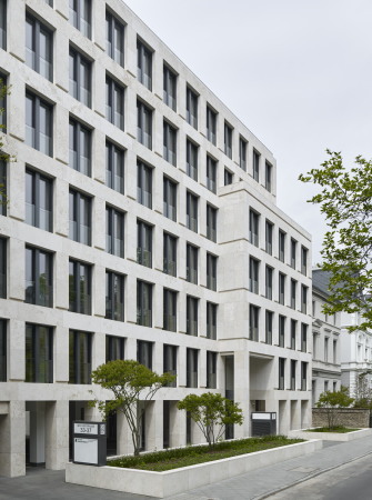 Myliusstra�e 33-37, Frankfurt am Main, Max Dudler, Stefan M�ller, Umbau, Fertigstellung, refurbishment, Germany, building, new facade, Naturstein, stone, natural stone, Bestand, Umbau, Sanierung, Revitalisierung, 2016, 2015, Deutschland,