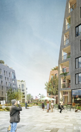 C.F. Moeller; rebro; rnso Trstad; Holzstadt; Timber Town; Wettbewerb; Stadtquartier; Schweden; Neubau;