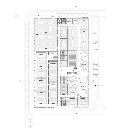 Wettbewerb, Garching, Gewinner, 1. Preis, HENN, 2016, Technik, Universitt, TU Mnchen, Hochschule, Forschung, Planungswettbewerb, Neubau der Fakultt fu&#x308;r Elektrotechnik und Informationstechnik, Caramel, Volker Staab, doranth post architekten, technology, Germany, Deutschland, competition, Ackermann + Raff, CODE UNIQUE Architekten,  harris + kurrle architekten
