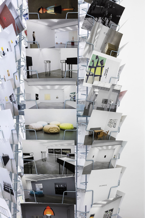 Interview, Floor, Sculpture, Gallery, Jrg Johnen, Galerie, Boden, Postkarten, Ready-Made, Karin Sander, Berlin, New York,  Skulptur, angehoben, Anheben, lifted, lifted floorp, Esther Schipper