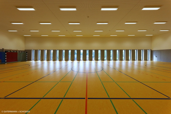 GATERMANN, SCHOSSIG, und, +, Gestering, Knipping, de Vries, feuerwache, hauptfeuerwache, krefeld, mies, van der rohe, neubau, ziegel, klinker, glas, riegel, objekt, brandhaus, feuer, brand, feuerwehr