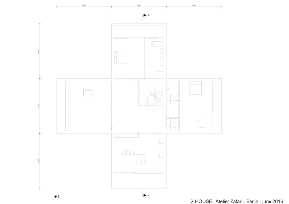 Entwurf, Beton, Tadao Ando, Rendering, Schalung, concrete, design, rendering, Atelier Zafari,  house, living, cross, forest, Wald