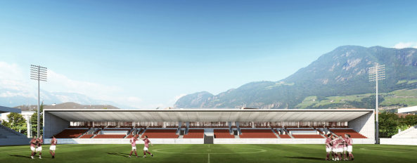 gmp erweitern Stadion in Bozen