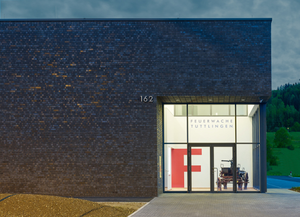 Georg Scheel Wetzel, NS-Dokumentationszentrum, Feuerwache, Tuttlingen, Backstein, heroisch, Stahlbeton, reinforced concrete, brick, fire department, Schlauchturm, Optimierung, optimization