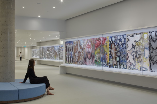 Ville de Qubec, Kanada, 175 Rue Grande Allee, OMA, Rem Koolhaas, Shohei Shigematsu, inn Partners,  Muse national des beaux-arts du Qubec, Pierre lassonde pavillion, Pavillon, Wing, Flgel, Anschluss, Neubau, Glaskasten, Scheiben, Kisten, Boxen, Boxes, Stapel, gestapelt, Fertigstellung, 2016, Juni 2016, Erffnung, opening, Rotterdam, New York, Kanada, Nordamerika,