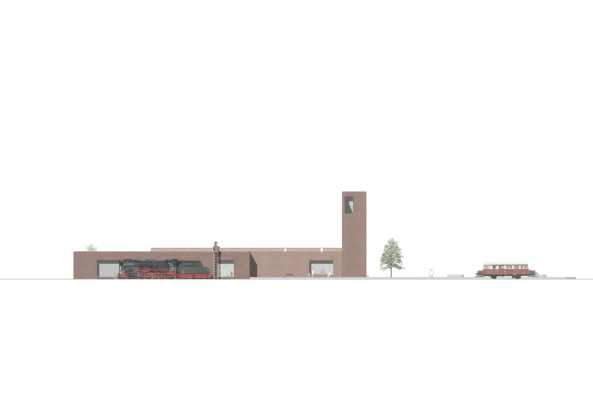 Backstein, Museum, VOF-Verfahren, Bochum, Klage, Dudler, Reinhard Angelis, TPMT Architekten, Eisenbahn, privates Eisenbahnmuseum, Wettbewerb, competition, claim, museum, railway, Ruhrgebiet, industrial, Industrie