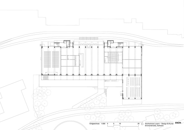 Emmenbru&#x308;cke, Luzern, Hochschule Luzern, Neubau, Umbau, Fertigstellung, Umnutzung, refurbishment, new building, arts building, design, art, Swiss, Switzerland, architecture, Viscosistadt, Nylsuisseplatz 1, CH-6020 Emmenbru&#x308;cke, EM2N, Kunst & Vermittlung, Camera Arts, Viscosuisse, Monosuisse, Kunstuni, Kunststudium, Gebude 745