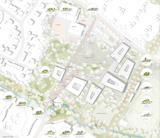 79115, Freiburg im Breisgau, Staudinger Gesamtschule, Neubau, Erstazbau, Wettbewerb, competition, result, winner, frist prize, 1. Preis, Sacker Architekten, Riehle+Assoziierte, Bez + Kock Architekten, Broghammer Jana Wohlleber, agn Niederberghaus, Schule, Bildung, concrete, open space, 2016, Schulbau, Schler,