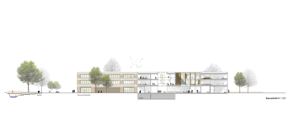 79115, Freiburg im Breisgau, Staudinger Gesamtschule, Neubau, Erstazbau, Wettbewerb, competition, result, winner, frist prize, 1. Preis, Sacker Architekten, Riehle+Assoziierte, Bez + Kock Architekten, Broghammer Jana Wohlleber, agn Niederberghaus, Schule, Bildung, concrete, open space, 2016, Schulbau, Schler,