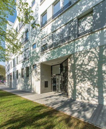 68163, Mannheim, Schwarzwaldstra�e 9, Neubau Fertigstellung, Ersatzbau, Stefan Forster Architekten, Schwarzwaldblock, Rheinufer, John Deere, 2016, architecture, Germany, Wohnungsbau, housing, Meerwiesenstra�e, Frankfurt am Main, Baden-W�rttemberg