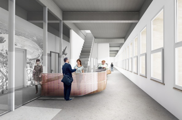 Winking Froh Architekten, :mlzd, Winking Froh Architekten, Bruno Fioretti Marquez Architekten, ARGE Klaus Block, Roland Poppensieker, Projectiles, Neubau, Wettbewerb, Ergebnis, Gewinner, 1. Preis, competition, winner, 1. prize, Tempelhof, Berlin, Park, Aussichtsturm, Tower, 2016, Germany, Tower THF,